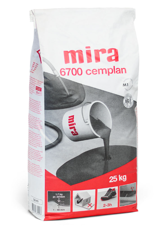 Mira 6700 cemplan Pašizlīdzinoša masa 1-45mm ( ir noliktavā)